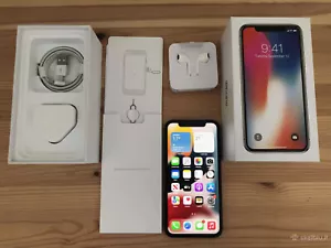 NEW re-SEALED APPLE iPhone X 10 64GB 256GB Factory Unlocked all colours in Box - Picture 1 of 10