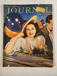 Vintage LADIES HOME JOURNAL Magazine 1939 June ~ Fashion / Color Ads - Picture 1 of 11