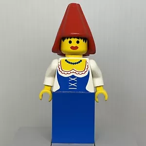 LEGO Castle cas097 Maiden Red Cone Hat Minifigure 6081 - Picture 1 of 2
