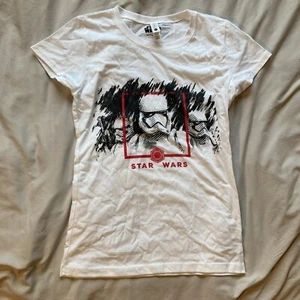 Star Wars Stormtroopers Girls LARGE (10/12) White T-Shirt - Picture 1 of 8