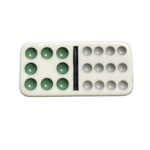Double Twelve Dominoes Replacement Tile 8 12 Color Dot mq - Picture 1 of 3