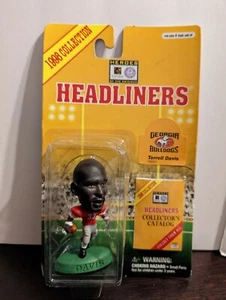 HEADLINERS 1998 Heroes of the Gridiron -Georgia Bulldogs, Terrell Davis - NUOVO - Foto 1 di 2