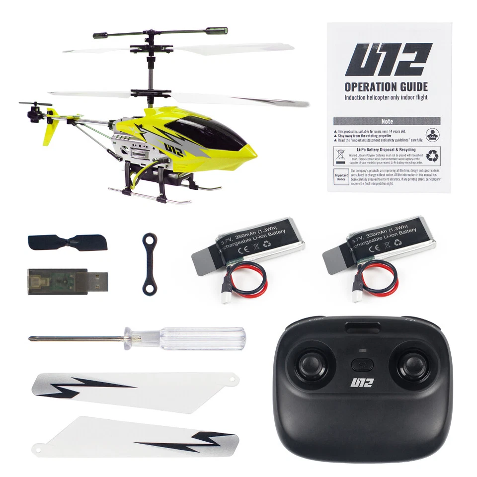 2.4Ghz Mini RC Helicopter Cheerwing U12 Remote Control Helicopter w/ 2 Batteries - Image 1 of 4