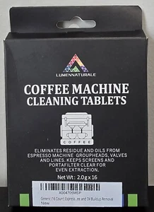 Tabletas de limpieza para máquina de café Expresso, eliminación de acumulación de aceite de café y expreso - Imagen 1 de 1