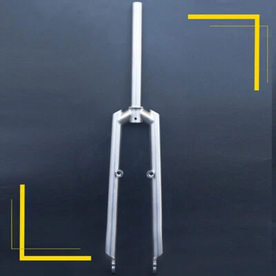 Forcella anteriore rigida in lega di titanio mountain bike mtb bici freno a V 26",27,5",29"  - Immagine 1 di 4