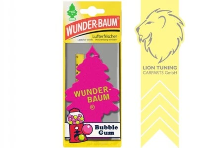 Wunderbaum Duftbaum Autoduft Autoparfüm Lufterfrischer Bubble Gum Kaugummi Duft - Bild 1 von 3