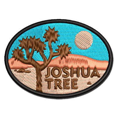 Destination Joshua Tree National Park Embroidered Iron-On Patch Applique - Image 1 of 4