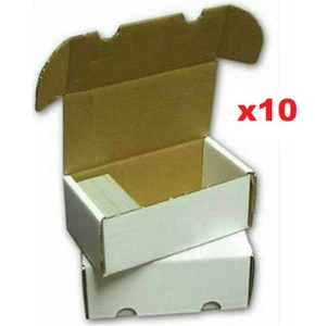 10 x 400 Count Cardboard Trading Cards Storage Box Yugioh Pokemon MTG Sports AFL - Picture 1 of 3