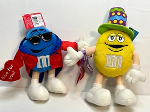 Peluche M&M’s Blu per Te San Valentino 8” 2004 Galleria Pasqua Primavera 12" Giallo - Foto 1 di 17