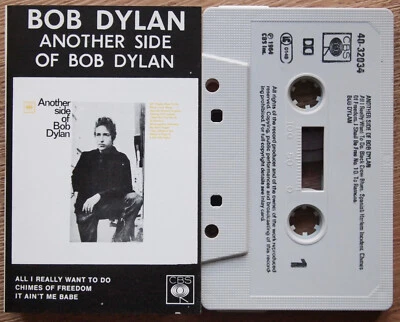 BOB DYLAN - ANOTHER SIDE OF (CBS 4032034) 1980s UK CASSETTE TAPE ANTI-PIRACY - Image 1 of 3