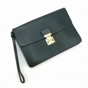 Louis Vuitton Taiga Pochette Kourad Clutch Bag Green M30194 #FG293-147 - Picture 1 of 18