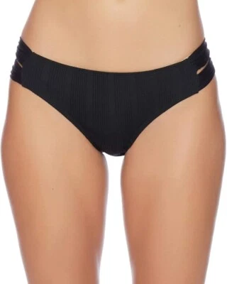 Traje de baño ATHENA E3002 para mujer con lengüeta de laurel lateral parte inferior de bikini, línea fina negro, 16 Foto 1 de 3
