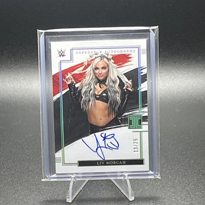 2022 Panini Impeccable WWE Liv Morgan Superstar Auto 13/25 - Image 1 of 4