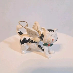 Decorazione albero di Natale Eddie Walker Midwest Cannon Falls angelo gattino gatto pesce - Foto 1 di 4