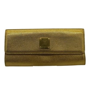 MCM Gold Snap Flap Evening Clutch*Excellent Condition - Picture 1 of 15