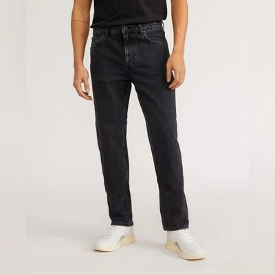 Pantalones de mezclilla rectos auténticos Everlane para hombre talla 36x34 en denim negro lavado  Foto 1 de 4