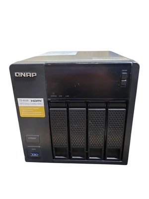 QNAP TS-453A 4-Bay NAS, Celeron N3160 1.60GHz, 4GB RAM w/ 3x 2TB HDDs  ! - Image 1 of 4