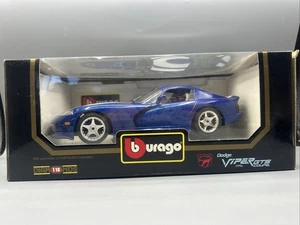 1/18 Bburago 1996 Dodge Viper GTS Coupe Blue 3030 ; - Picture 1 of 13
