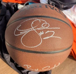 Los Angeles Lakers Derek Fisher Byron Scott Luke Walton Autographed Basketball - Picture 1 of 3