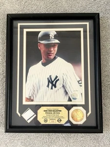 Derek Jeter 1996 RC Game Used Jersey ROY Highland Mint 220/350 24K Gold- 2 Color - Picture 1 of 2