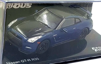 DeAgostini 1/43 Scale F220CMC041 - Fast and Furious Nissan GT-R R35 - Blue - Image 1 of 4