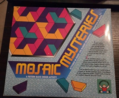 Vintage 1992 Mosaic Mysteries Pattern Block Design Activity Discovery Toys Art - Image 1 of 3