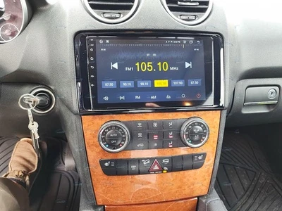 Rádio de carro Android 15 Carplay GPS 32GB para Mercedes Benz W164 ML500 GL350 GL450 - Imagem 1 de 4