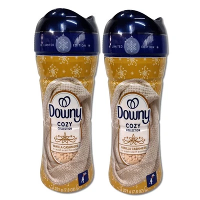 2 NEW Downy Cozy Collection Laundry Scent Booster Vanilla Cashmere Full Size - Image 1 of 2
