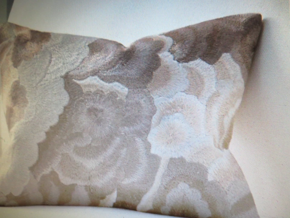 west elm embroidered garden pillow over 12 x 16 alabaster nip fall beaury - Image 1 of 1