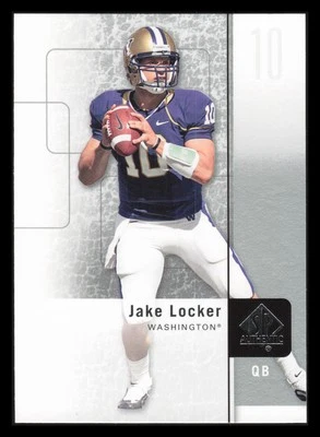 2011 SP Authentic #63 Jake Locker Football Card - Image 1 of 2