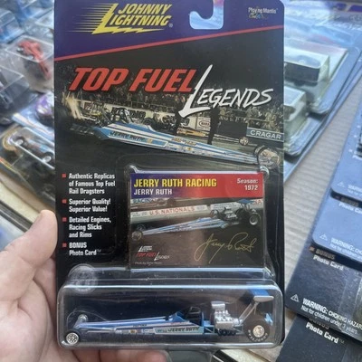 Джерри Рут с автографом Джонни Лайтнинга Top Fuel Legends Creitz & Donovan Steve Carbone - Изображение 1 из 2