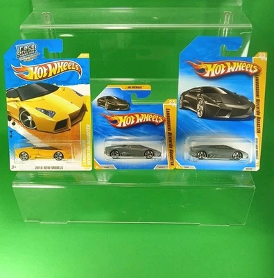 Lote 3 Hot Wheels Nuevos Modelos Lamborghini Reventon Roadster HW Premiere Tarjeta Corta Foto 1 de 4