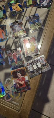 Lote de tarjetas coleccionables de fútbol Panini Select 2017-20 azul, verde. Multicolor, azul tenue Foto 1 de 4