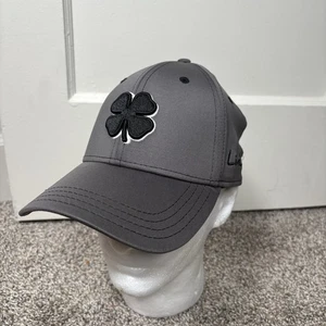 NEU schwarz Kleeblatt Mütze Live Lucky L/XL Memory Fit Baseball Golf grau schwarz Neu mit Etikett - Bild 1 von 6