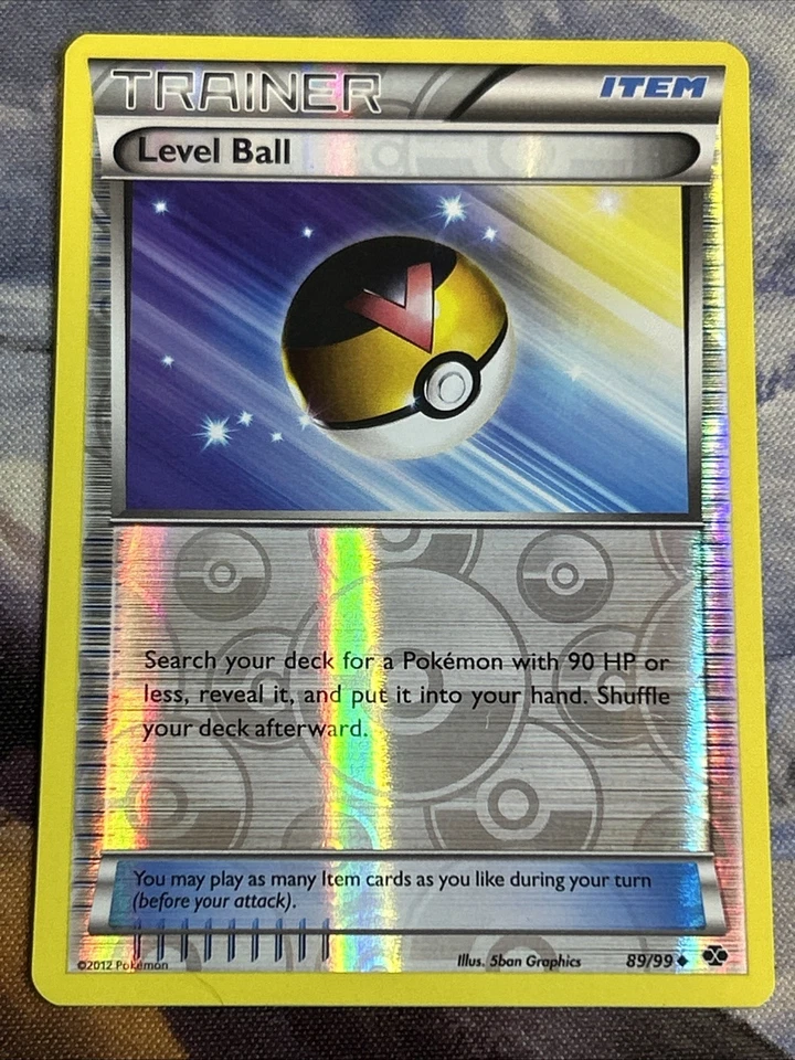 Pokémon Level Ball 2012 Next Destinies Reverse Holo 89/99 - Image 1 of 4