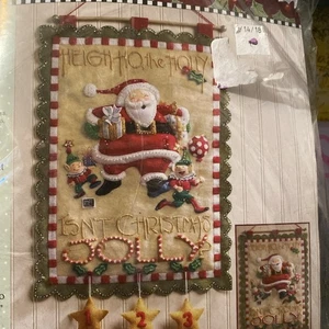 Bucilla Filz Weihnachten Set HÖHE HO ADVENTSKALENDER Maria Engelbreit 86098 NEU - Bild 1 von 3