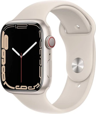 Apple Watch Series 7 - Aluminium - 41MM - Starlight - LTE - A2478 - Image 1 of 4