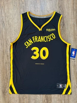 Golden State Warriors Fanatics Stephen Curry City Edition Jersey Men’s Sz Large - Image 1 of 4