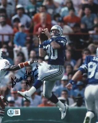 Steve Largent Autographed Signed SEATTLE SEAHAWKS 8x10 Photo Beckett BAS COA - Image 1 of 2
