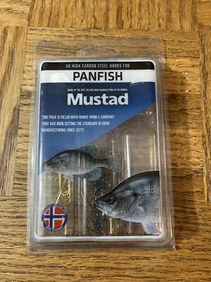 Набор крючков Mustad Panfish из углеродистой стали - Изображение 1 из 2
