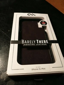 Barely There Genuine Leather Phone Case Iphone Xs Max - Picture 1 of 6