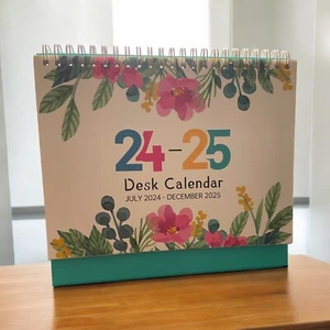 Desk Calendar 18 Months July 2024-December 2025 - Picture 1 of 9
