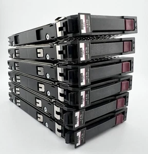 HPE MSA 10.8TB SAS 12G Enterprise 10K SFF (2.5in) 512e 6-pack HDD Bundle R0P86A - Afbeelding 1 van 2