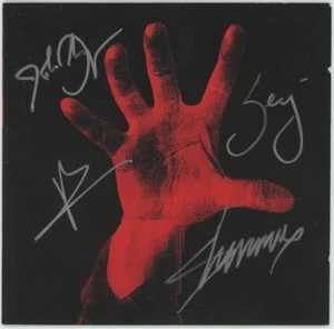 Folleto CD debut firmado autografiado de System Of A Down Band AMCo certificado de autenticidad 28882 - Imagen 1 de 2