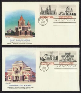 #1838-1841 15c American Architecture, Fleetwood FDC **ANY 5=FREE SHIPPING** - Picture 1 of 3
