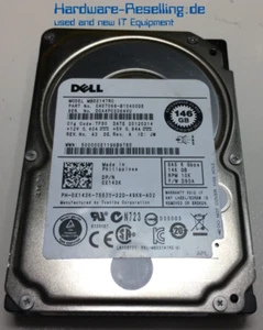 DELL Fujitsu 146GB SAS 2,5" 6G 10K HDD MBD2147RC 0X143K CA07068-B10400DE - Bild 1 von 3