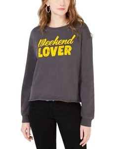 Rebellious One Juniors’ Weekend Lover Graphic Sweatshirt - Picture 1 of 1