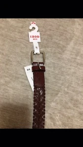 IZOD Boys XL 34-36 Waist Leather Belt - Picture 1 of 4