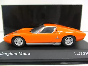 PAUL'S MODEL ART / MINICHAMPS - 1966 LAMBORGHINI MIURA (ORANGE) - 1/43 - Picture 1 of 15