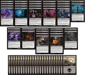 Elite Mono Black Vampire Deck - molto potente - Pioneer moderno - 60 carte MTG!!! - Foto 1 di 1